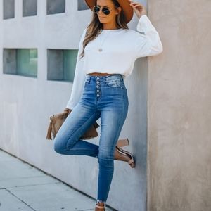 Only the Best High Rise Skinny - Size 26W / US 5